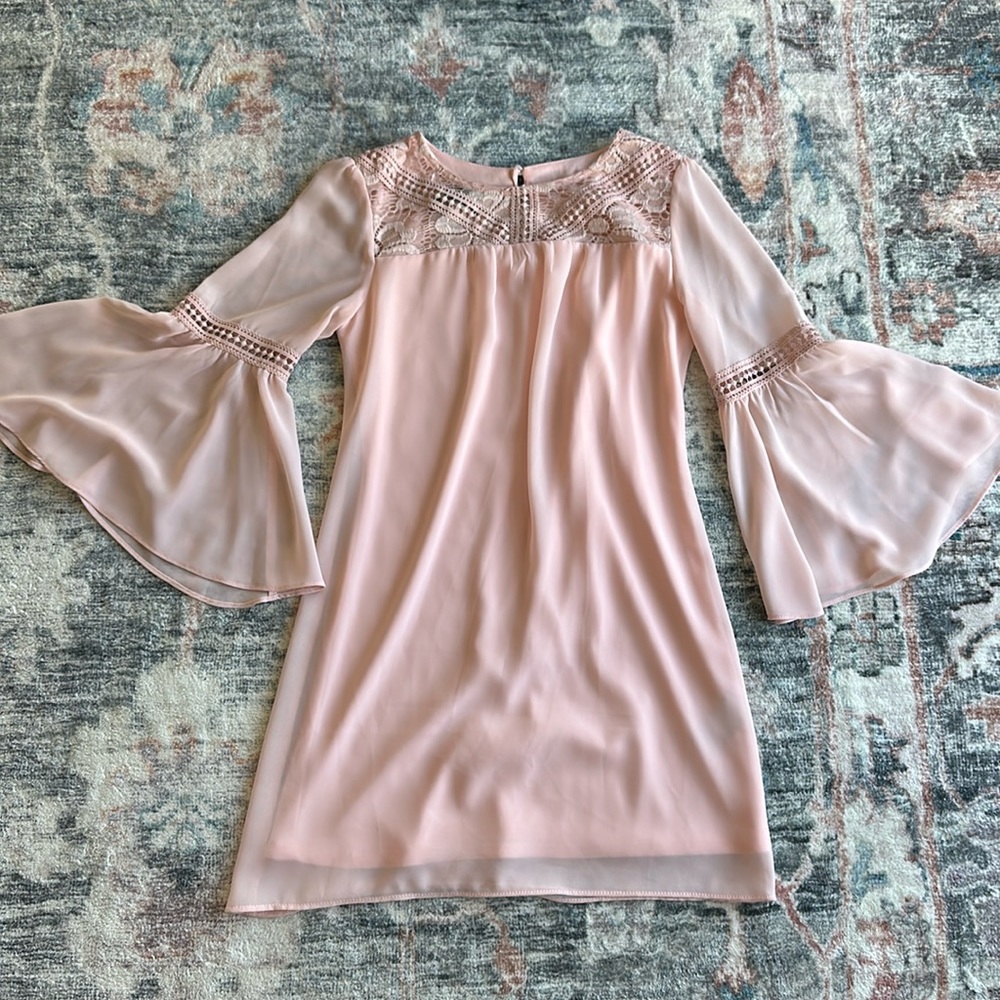 Girls Bell Sleeve Dress